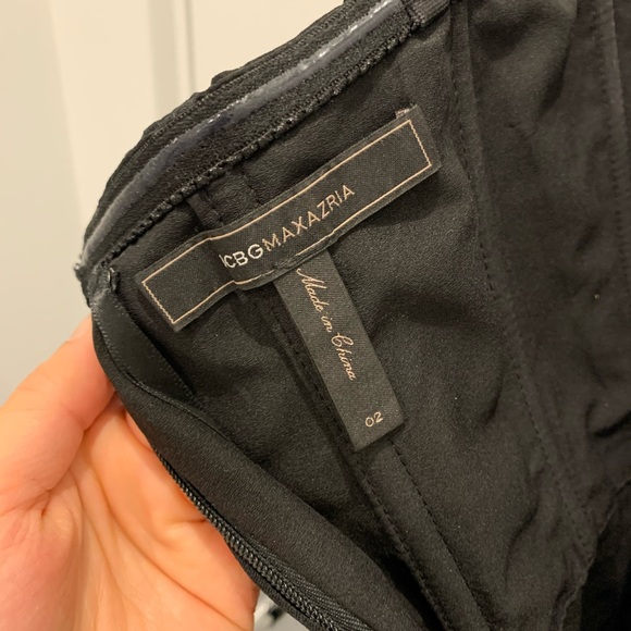 BCBG Strapless Little Black Dress Size 2 - Picture 3 of 3